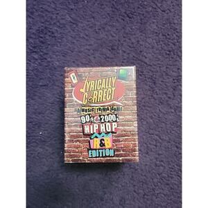 6073 Lyrically Correct Card Game Music Trivia Game 90s&2000 HipHop & R&B Edition